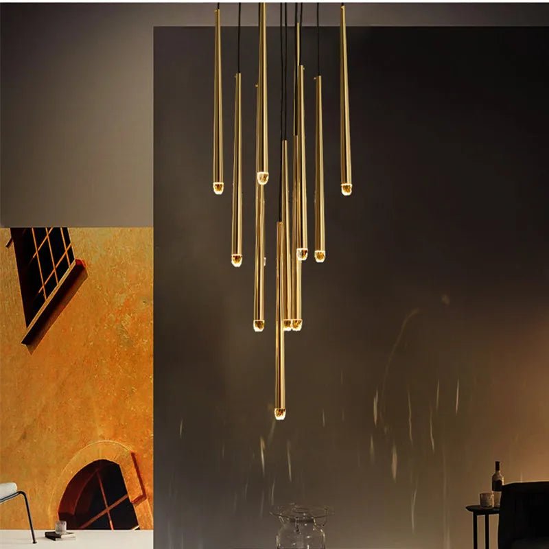 American Retro Crystal LED Chandelier - Hans Lumiere