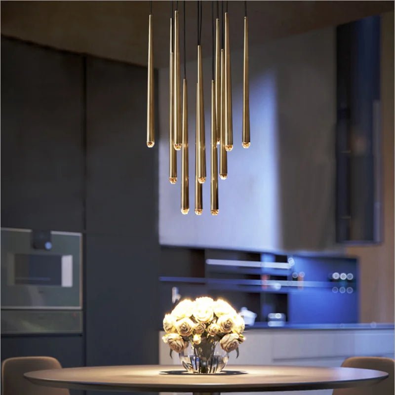 American Retro Crystal LED Chandelier - Hans Lumiere