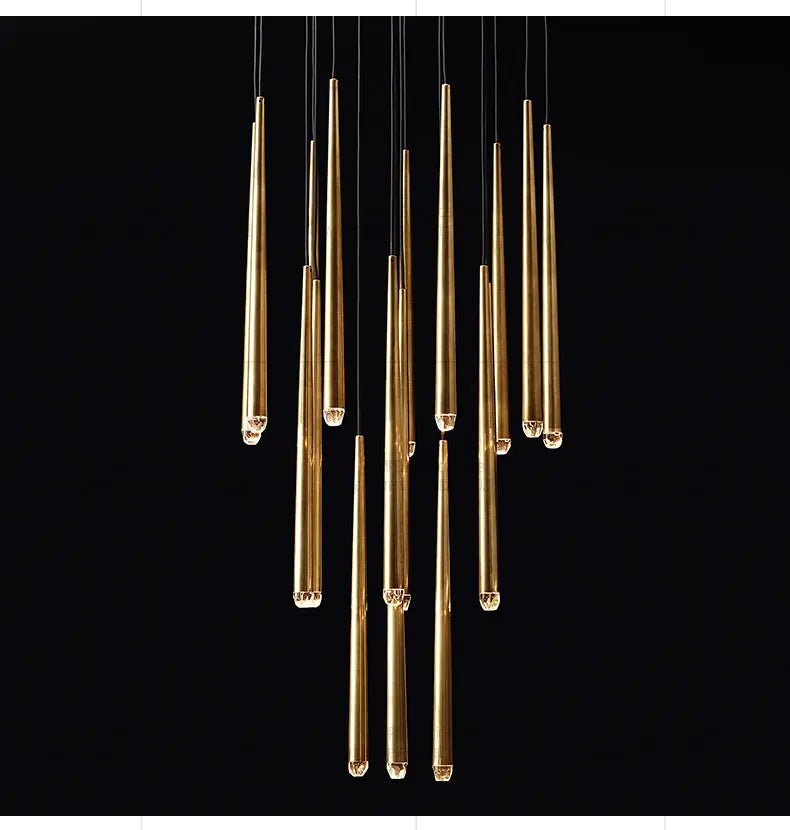 American Retro Crystal LED Chandelier - Hans Lumiere