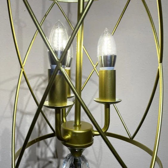 American Vintage Bird Cage Chandelier - Hans Lumiere