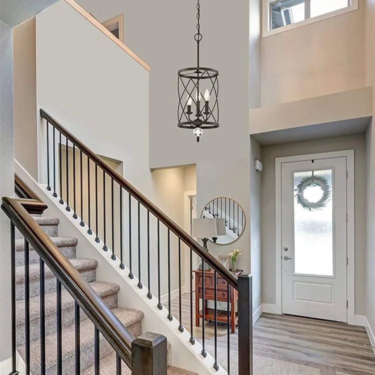 American Vintage Bird Cage Chandelier - Hans Lumiere