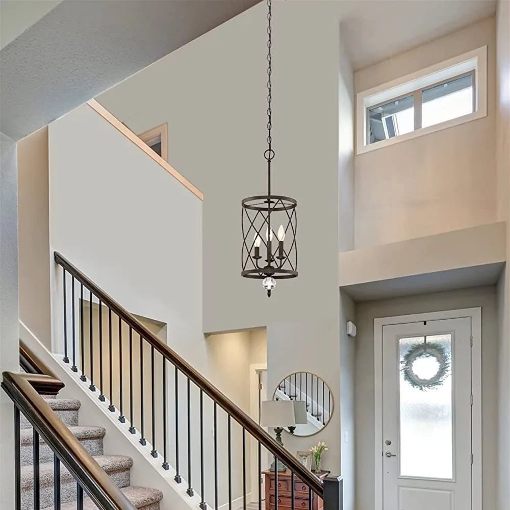 American Vintage Bird Cage Chandelier - Hans Lumiere