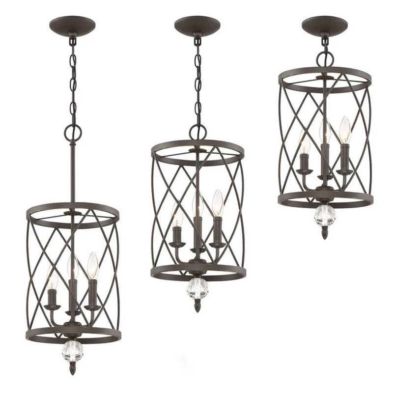 American Vintage Bird Cage Chandelier - Hans Lumiere