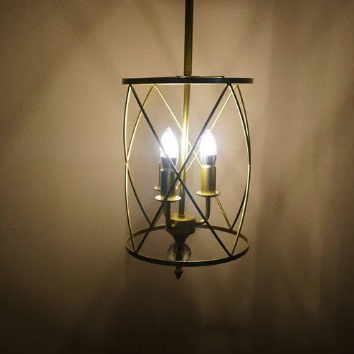 American Vintage Bird Cage Chandelier - Hans Lumiere