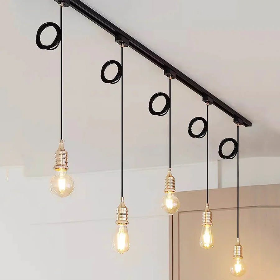 American Vintage Loft LED Track Rail Spotlight - Hans Lumiere