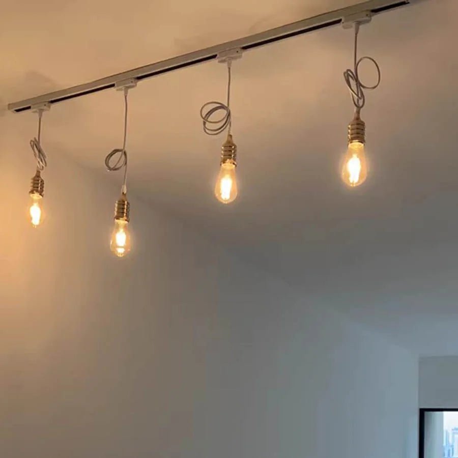 American Vintage Loft LED Track Rail Spotlight - Hans Lumiere