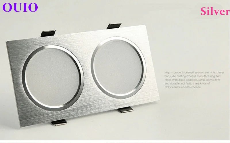 Anti-Glare Recessed LED Downlight - Dimmable COB Ceiling Spotlight (14W-24W) - Hans Lumiere