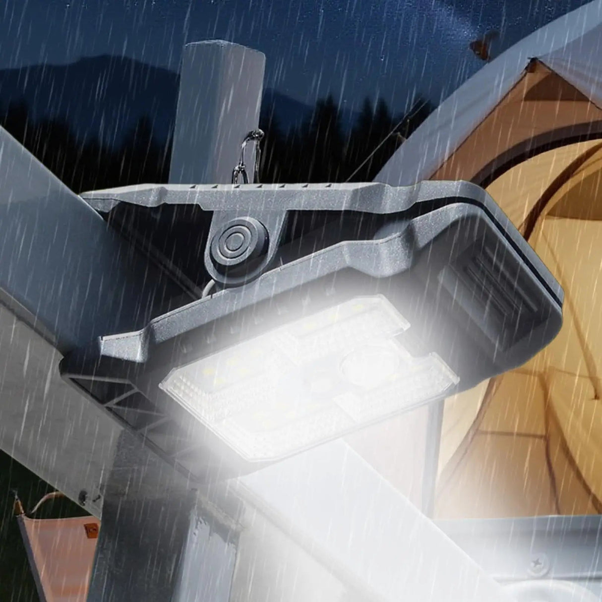 Clip-On Solar Motion Security Light – Waterproof LED for Patio & Gate - Hans Lumiere