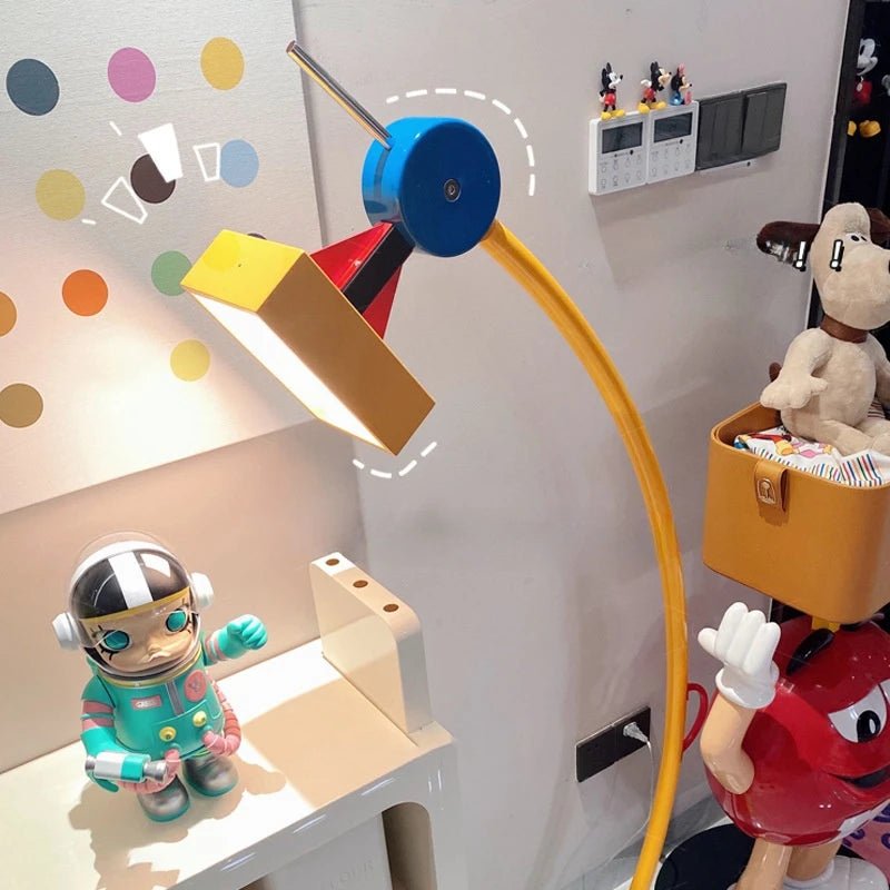 Color Cartoon Room Reading Desk & Floor LED Light - Hans Lumiere
