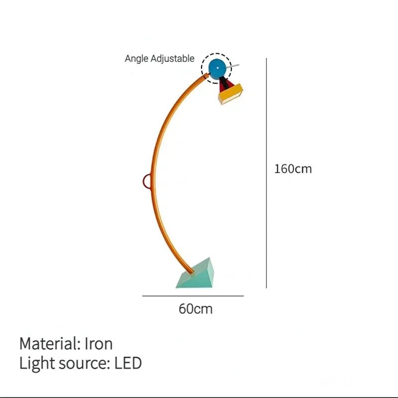 Color Cartoon Room Reading Desk & Floor LED Light - Hans Lumiere