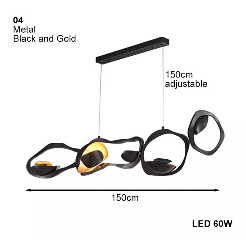 Creative Art Distinctive Shape Pendant Light - Hans Lumiere