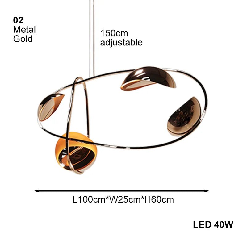 Creative Art Distinctive Shape Pendant Light - Hans Lumiere