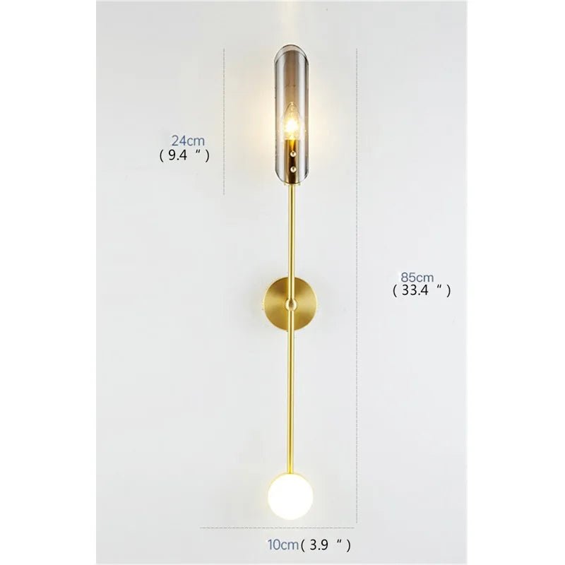 Creative Gold Nordic Wall Lamp - Hans Lumiere