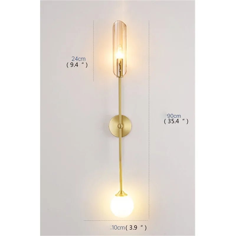 Creative Gold Nordic Wall Lamp - Hans Lumiere