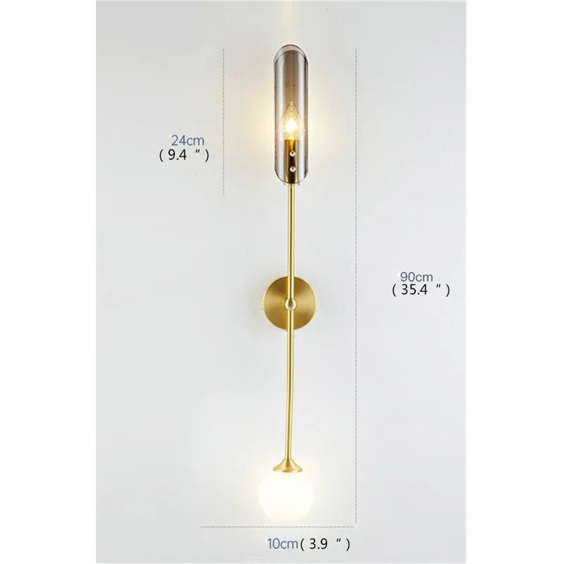 Creative Gold Nordic Wall Lamp - Hans Lumiere