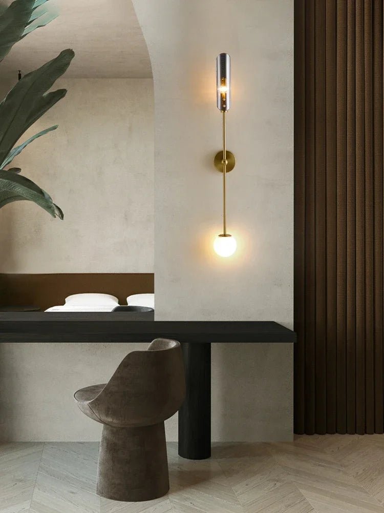 Creative Gold Nordic Wall Lamp - Hans Lumiere
