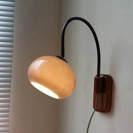 Creative Retro Solid Wood Glass Wall Lamp - Hans Lumiere