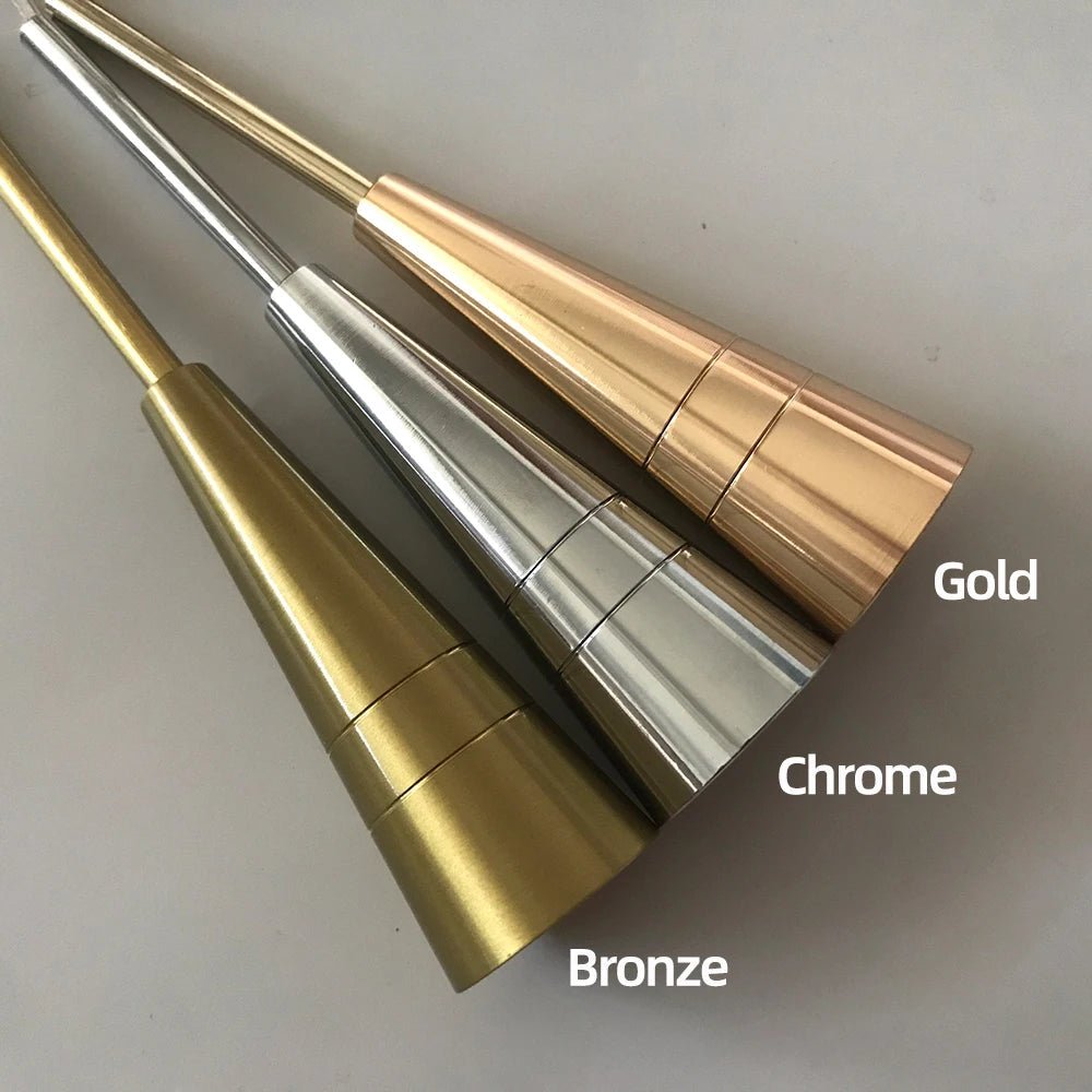 Customizable Post - Modern Crystal Glass LED Pendant Light - Hans Lumiere