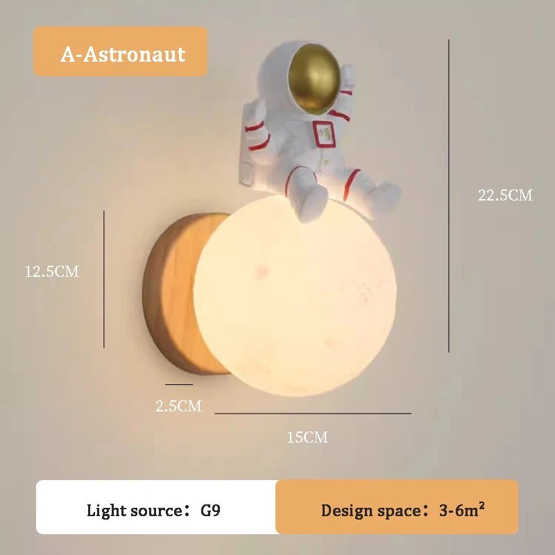 Cute Bear & Rabbit Children's Room Wall Lamps - Hans Lumiere