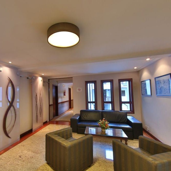 Cylindrical Wooden Ceiling Light - Hans Lumiere