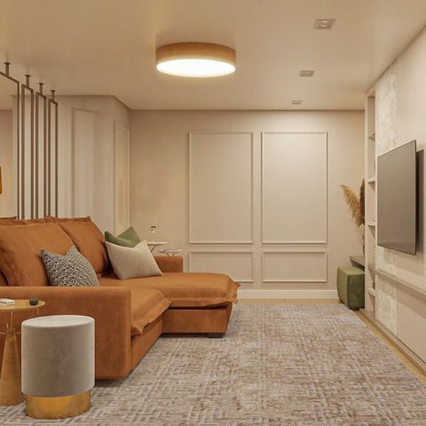 Cylindrical Wooden Ceiling Light - Hans Lumiere