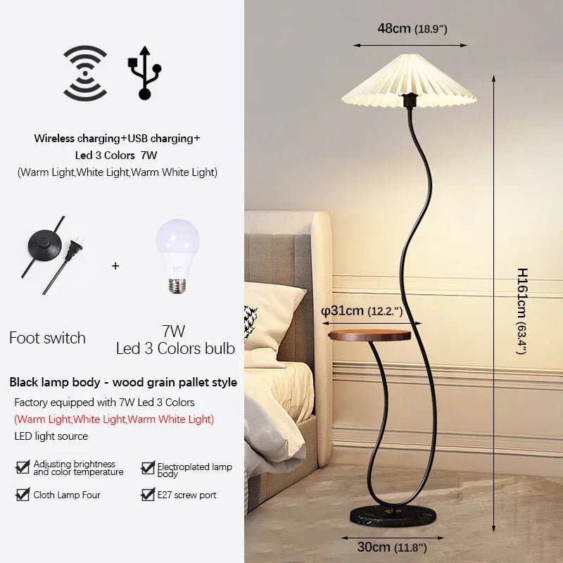 Decorative Standing Nordic LED Floor Lamp - Hans Lumiere