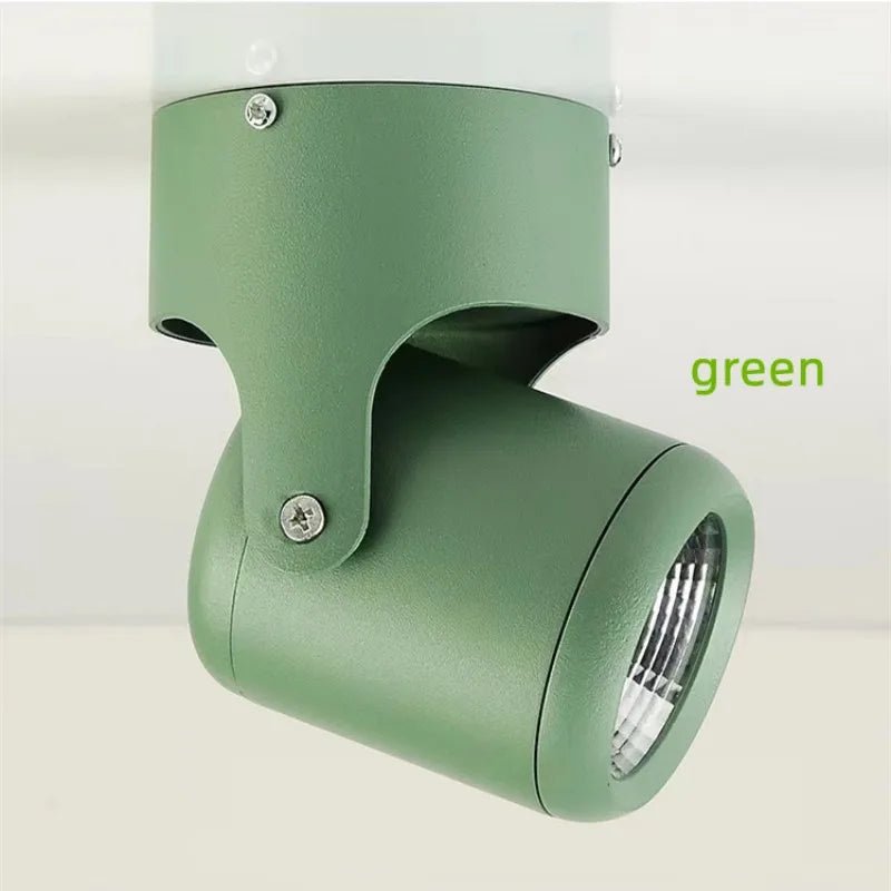Dimmable COB LED Surface-Mounted Downlight - 180° Rotating Ceiling Spotlight - Hans Lumiere