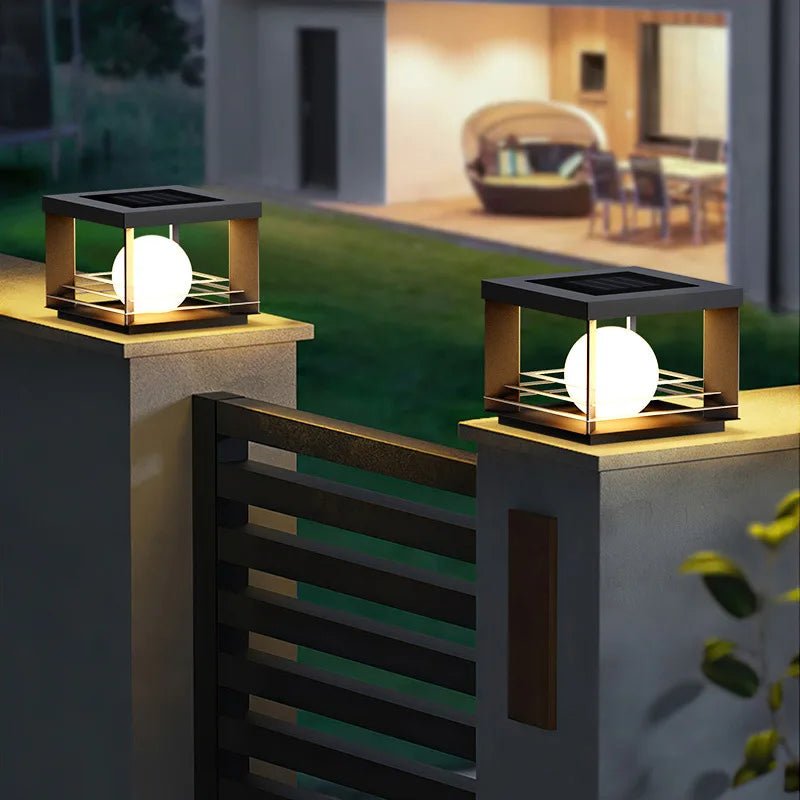 Dimmable Outdoor Waterproof 4 Color LED Solar Lawn Lamp - Hans Lumiere