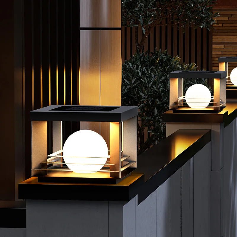 Dimmable Outdoor Waterproof 4 Color LED Solar Lawn Lamp - Hans Lumiere