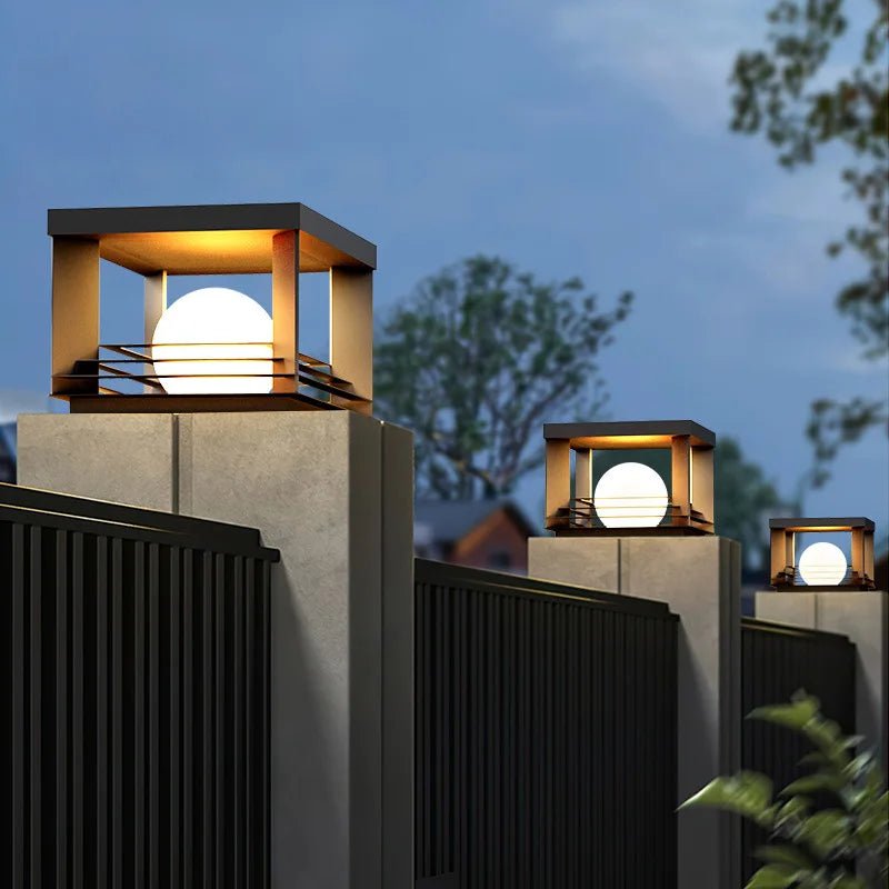 Dimmable Outdoor Waterproof 4 Color LED Solar Lawn Lamp - Hans Lumiere