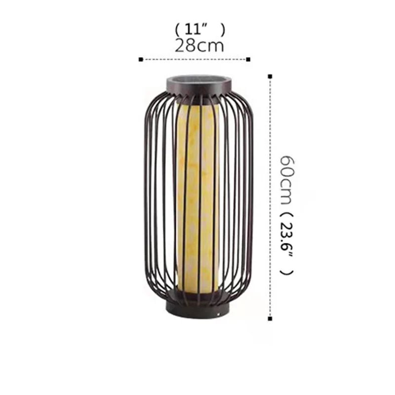 Dolomite LED Vintage Solar Lawn Lamp - Hans Lumiere