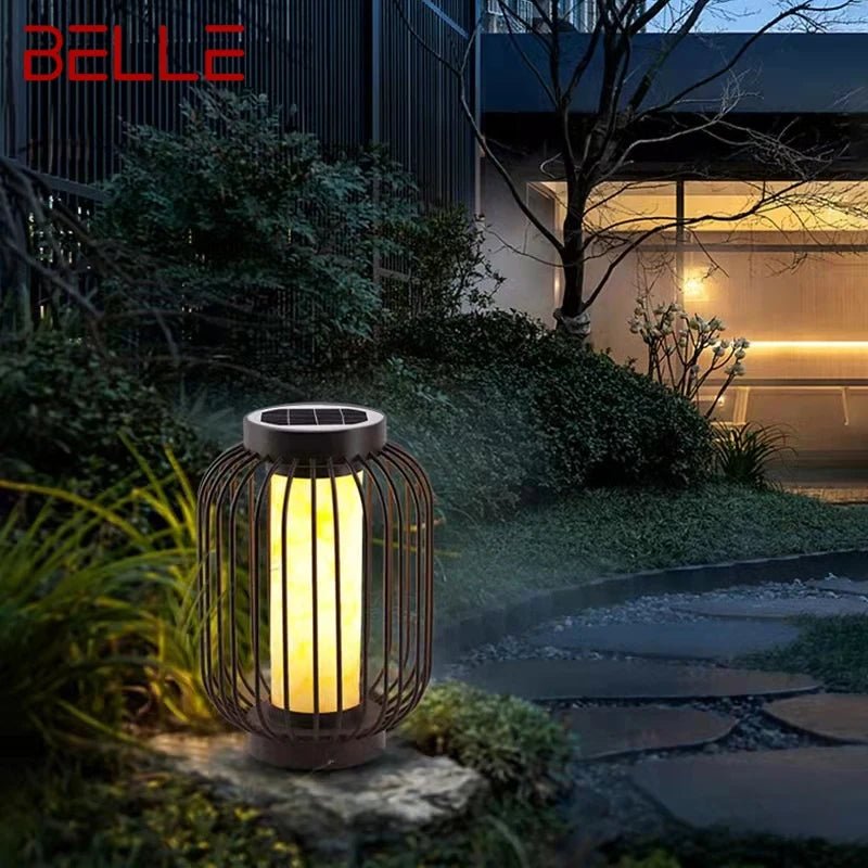 Dolomite LED Vintage Solar Lawn Lamp - Hans Lumiere