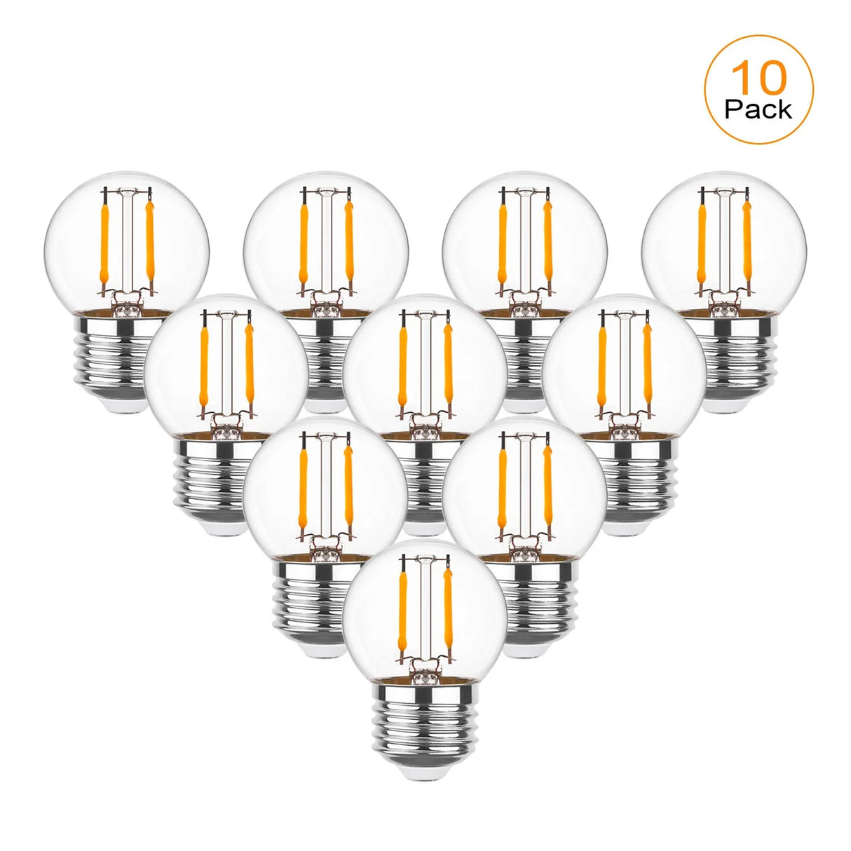E27 1W LED Small Globe Dimmable Edison Bulb - Hans Lumiere