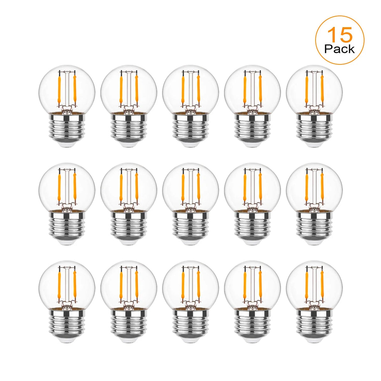 E27 1W LED Small Globe Dimmable Edison Bulb - Hans Lumiere