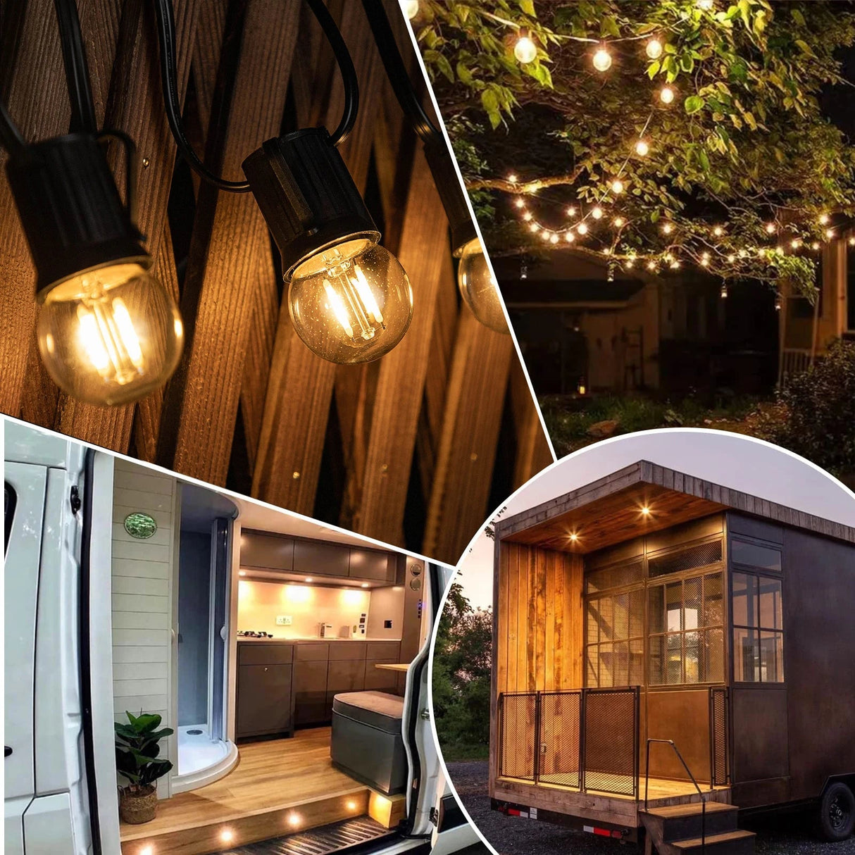 E27 1W LED Small Globe Dimmable Edison Bulb - Hans Lumiere