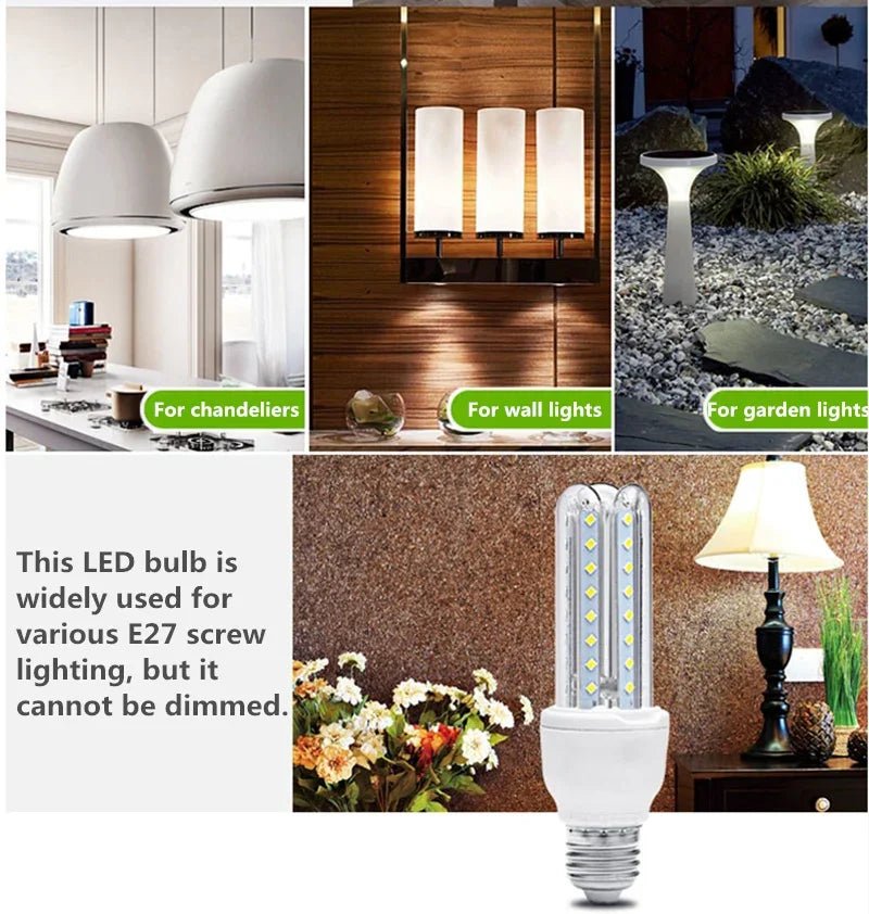E27 LED Corn Light Bulb 3W to 50W, Energy Saving SMD2835 - Hans Lumiere