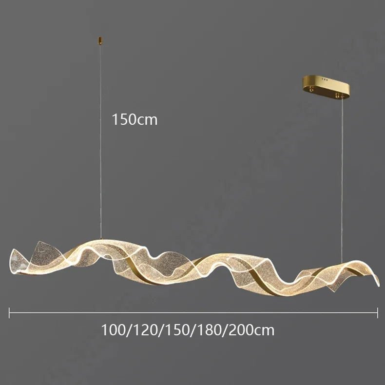 Elegant And Modern LED Chandelier Pendant Light - Hans Lumiere