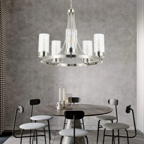 Elegant Glass Ceiling Pendant Lighting Fixture - Hans Lumiere