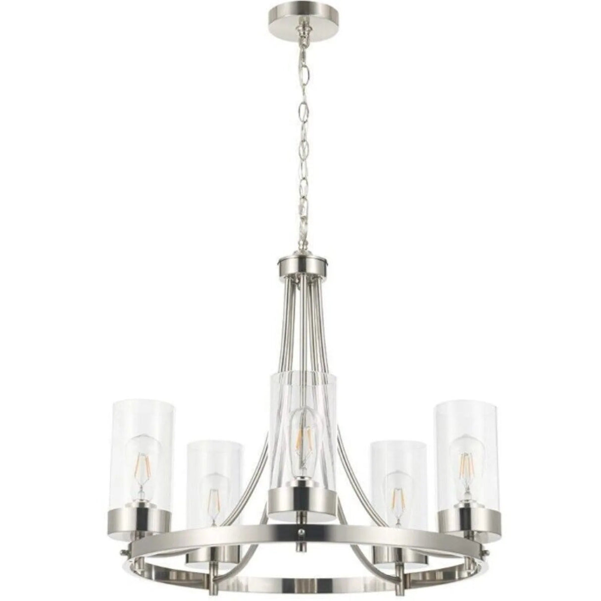 Elegant Glass Ceiling Pendant Lighting Fixture - Hans Lumiere