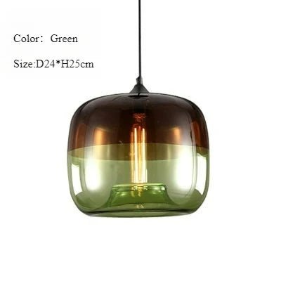 Europe Hanging Glass Pendant Light Fixtures - Hans Lumiere