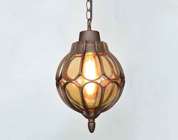 European Retro LED Outdoor Pendant Light - Hans Lumiere