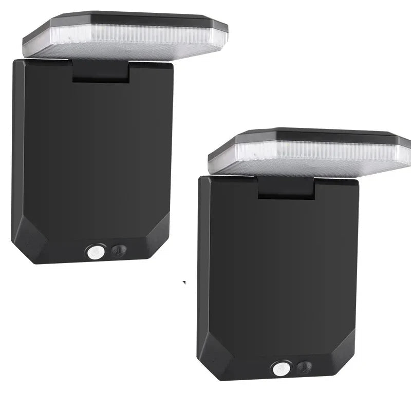 Foldable Solar Wall Light – 120° Motion Sensor Security Spotlight - Hans Lumiere