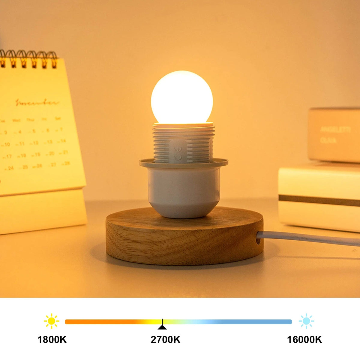G40 Frosted Globe Edison LED Filament Bulbs B22 Bayonet 1.5W 2700K Dimmable, 2-15 Pack - Hans Lumiere