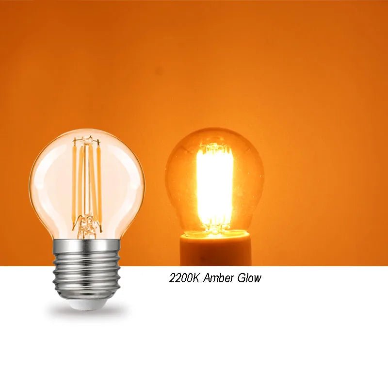 G45 Dimmable 2W - 8W E26/E27 Base LED Vintage Edison Bulb - Hans Lumiere