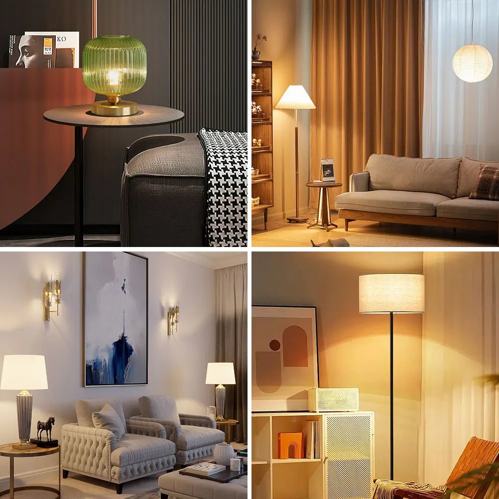 G45 Frosted Globe Edison LED Filament Bulbs E14 5W, Warm 3000K or Cool 6000K, 6 Pack - Hans Lumiere