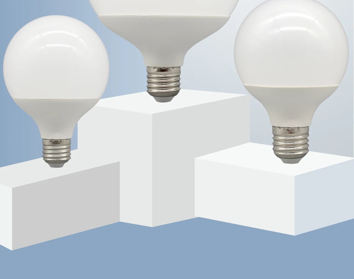 G80 G95 G125 Milky Globe LED Bulbs E27 10W 15W 18W, Warm Neutral or Cool White, 1-5 Pack - Hans Lumiere