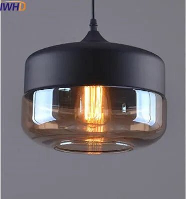 Glass Style Loft Vintage Pendant Light - Hans Lumiere