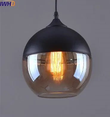 Glass Style Loft Vintage Pendant Light - Hans Lumiere