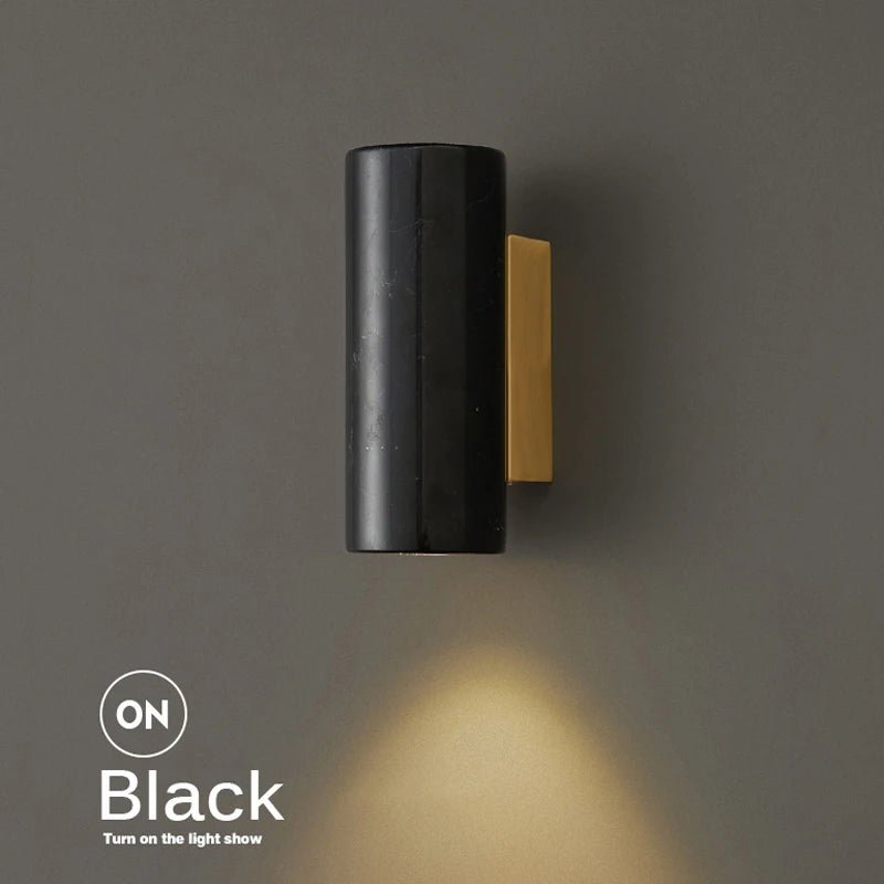 Green Marble Wall Sconce – Nordic Luxury Wall Light - Hans Lumiere