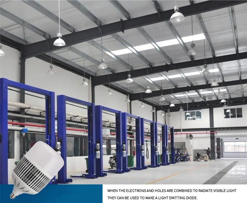 High Power LED Globe Bulb 80W to 300W, E26 E27 E39 E40 B22, for Warehouses & Workshops - Hans Lumiere